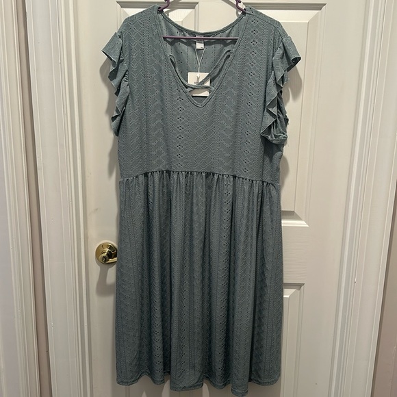Green Brown Coco Dress *NWT* - Picture 1 of 5